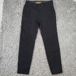 Project Raw Performance Pants Size 32 Black Stretch Human Made Designer Golf